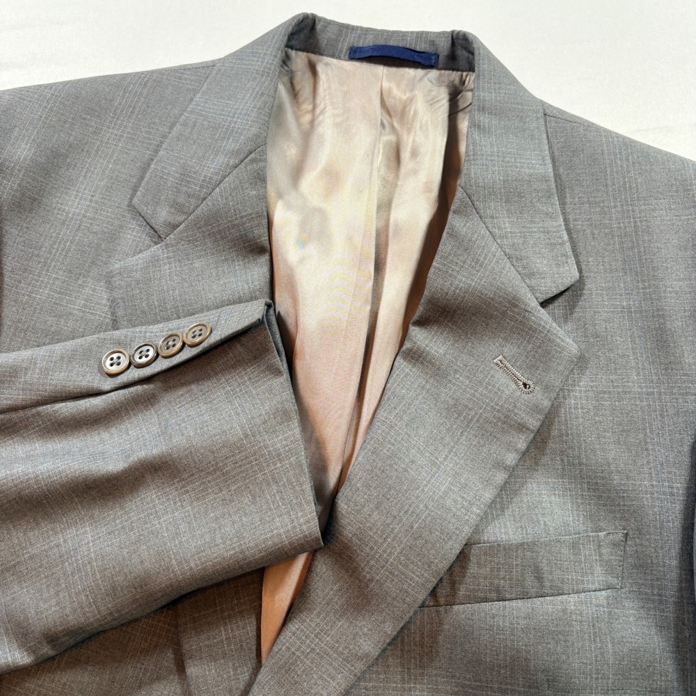 Daniel Cremieux Blazer Men 42R Grey Glen Plaid Loro Piana Wool Sport Coat Jacket